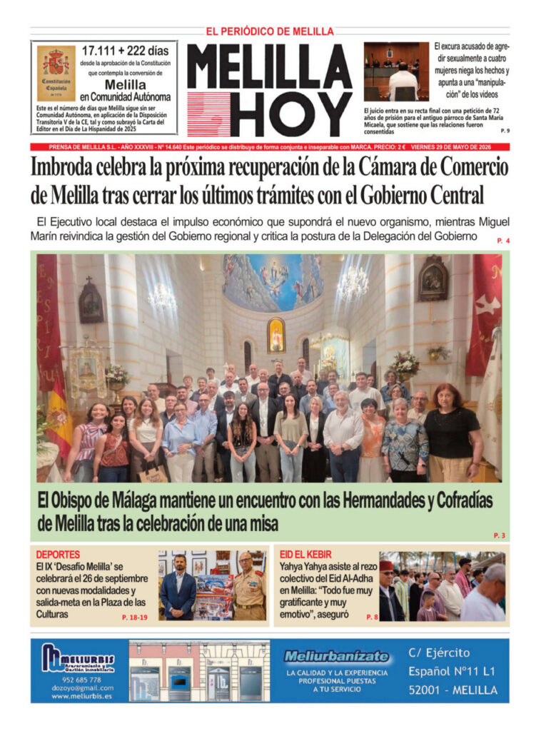 Encuentro del Obispo de Málaga con las Hermandades y Cofradías de Melilla