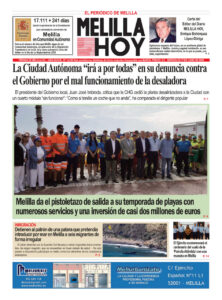 Portada del periódico Melilla Hoy del 17 de junio de 2026
