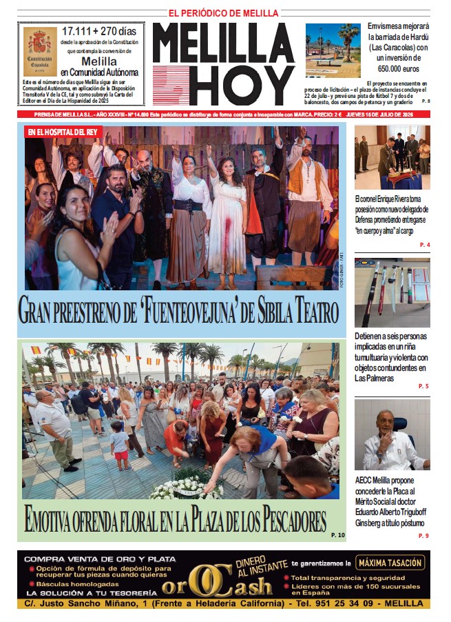Gran preestreno de Fuenteovejuna de Sibila Teatro en Melilla