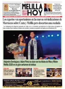 Alejandra Domínguez y Adam Pérez ganadores Miss y Mister Melilla 2026